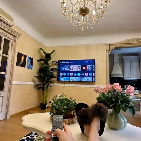 Old Town 2 Bedroom And Office Artdeco With Wifi And Tv Lägenhet *